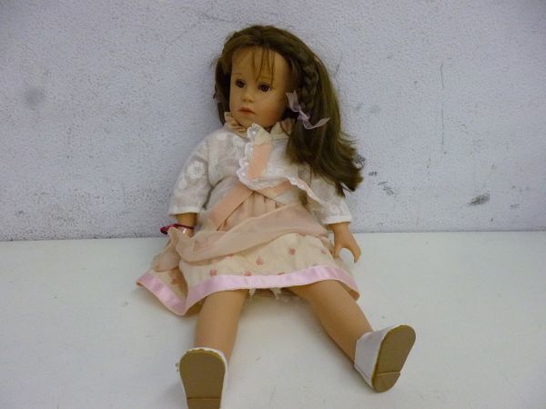 K191-N35-475 Gotz ドール 人形 女の子 洋人形 約45cm 現状品①_画像1