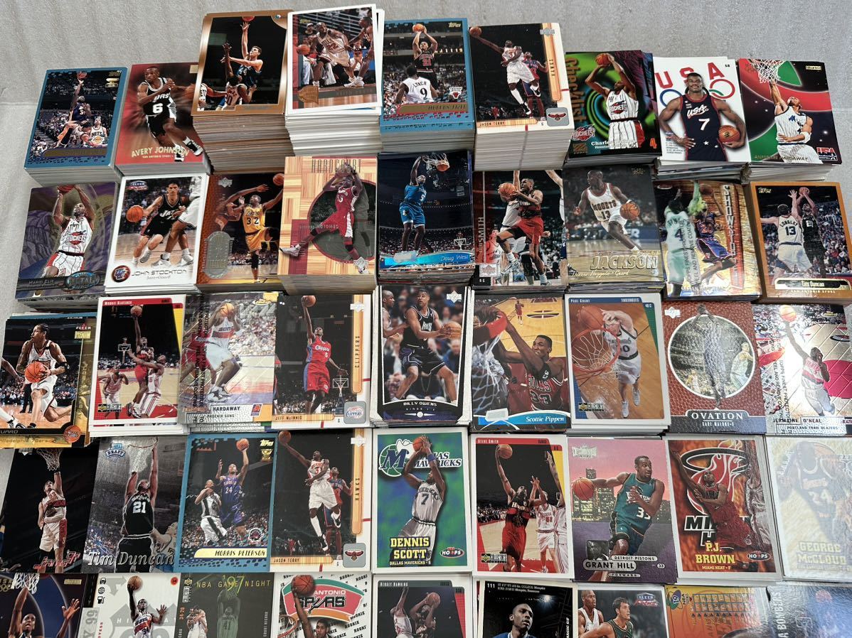 約9.5kg NBA カード トレカ 主に1990年代〜2000年代以降選手 マイケルジョーダン50枚以上 topps upper deck FLEER まとめ売りの画像10