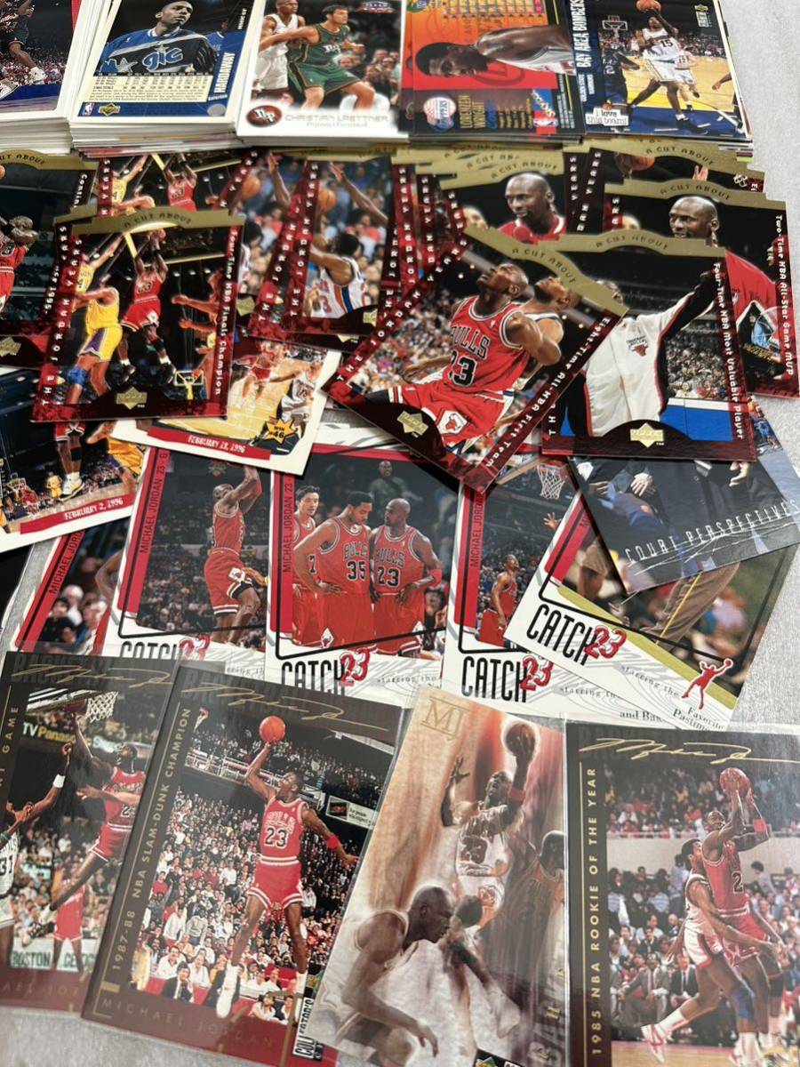 約9.5kg NBA カード トレカ 主に1990年代〜2000年代以降選手 マイケルジョーダン50枚以上 topps upper deck FLEER まとめ売りの画像4