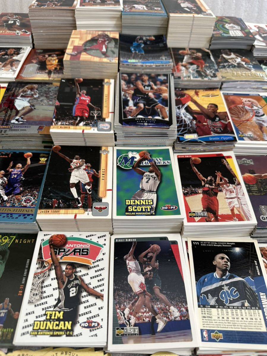 約9.5kg NBA カード トレカ 主に1990年代〜2000年代以降選手 マイケルジョーダン50枚以上 topps upper deck FLEER まとめ売りの画像8