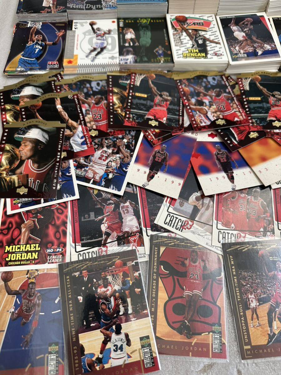 約9.5kg NBA カード トレカ 主に1990年代〜2000年代以降選手 マイケルジョーダン50枚以上 topps upper deck FLEER まとめ売りの画像6