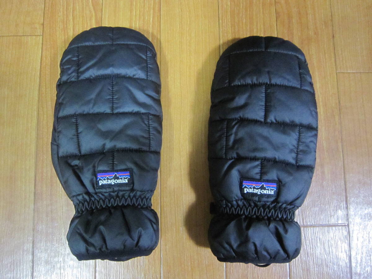 パタゴニア Patagonia　手袋　ナノ・パフ・ミット　ブラック　Lサイズ　美品_画像1