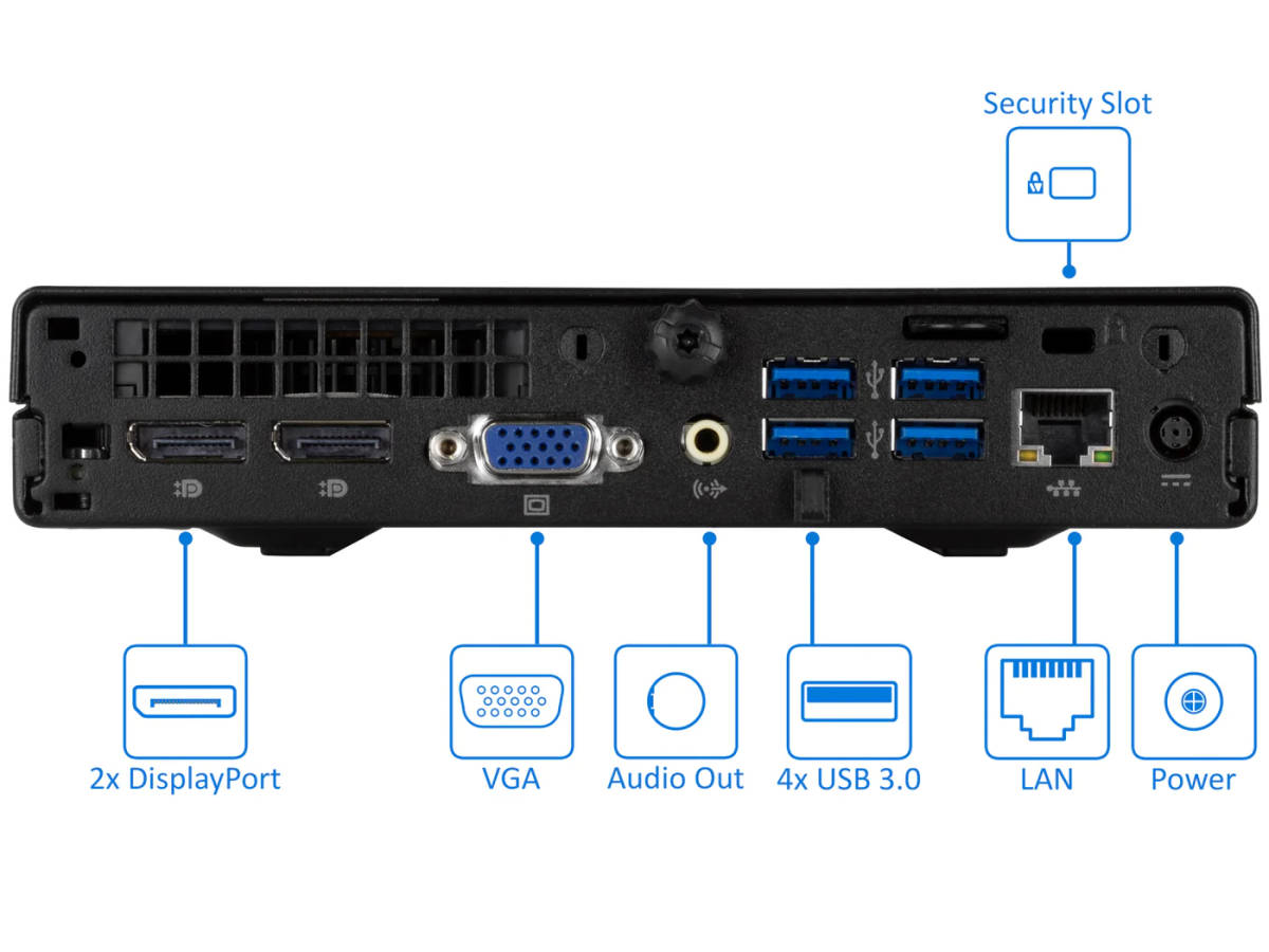 美品 HP-800G1 超小型パソコン本体　Corei5-第四世代搭載・8GB・SSD256GB・Win10Pro・Office2021・無線LAN付き　7台在庫　　_画像2