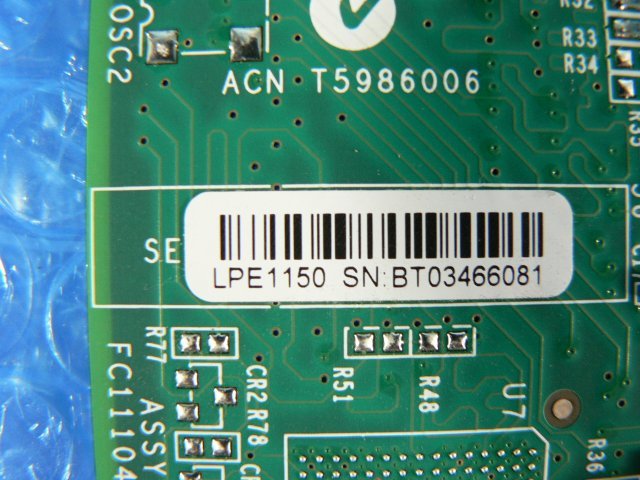 1EKZ // Fujitsu PGBFC202 волокно канал карта (4Gbps)120mm держатель / EMULEX LPE1150 //Fujitsu PRIMERGY TX300 S6 брать вне // наличие 4