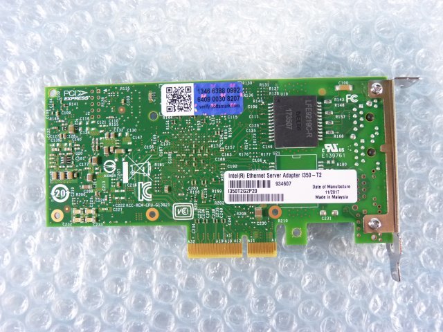 1PCN // Intel Ethernet Server Adapter I350-T2 Dual Port Gigabit 80mmブラケット // Fujitsu PRIMERGY RX2530 M4 取外_画像7