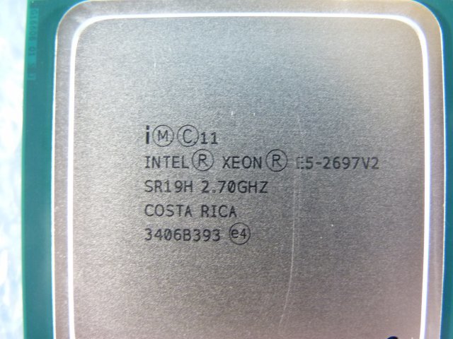1MPZ //Intel Xeon E5-2697 V2 2.7GHz SR19H Socket2011(LGA) Ivy Bridge-EP C1 COSTA RICA//Sun Oracle Server X4-2取外//(同ロット)在庫2_画像2