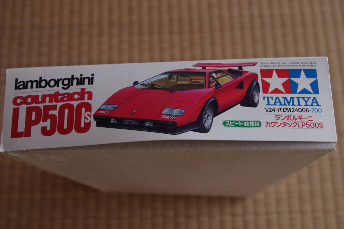 Tamiya 1/24 No. 6 Lamborghini counterk LP 500 S. 原文:タミヤ1/24 No.6 ランボルギーニ　カウンタック　ＬＰ５００Ｓ