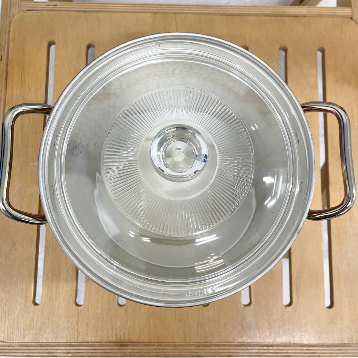 ◆NEOREX 銅鍋 両手鍋 ガラス蓋付 18×14 銅製 料理 煮込み カレー シチュー 調理器具 高熱伝導 管2745_画像3