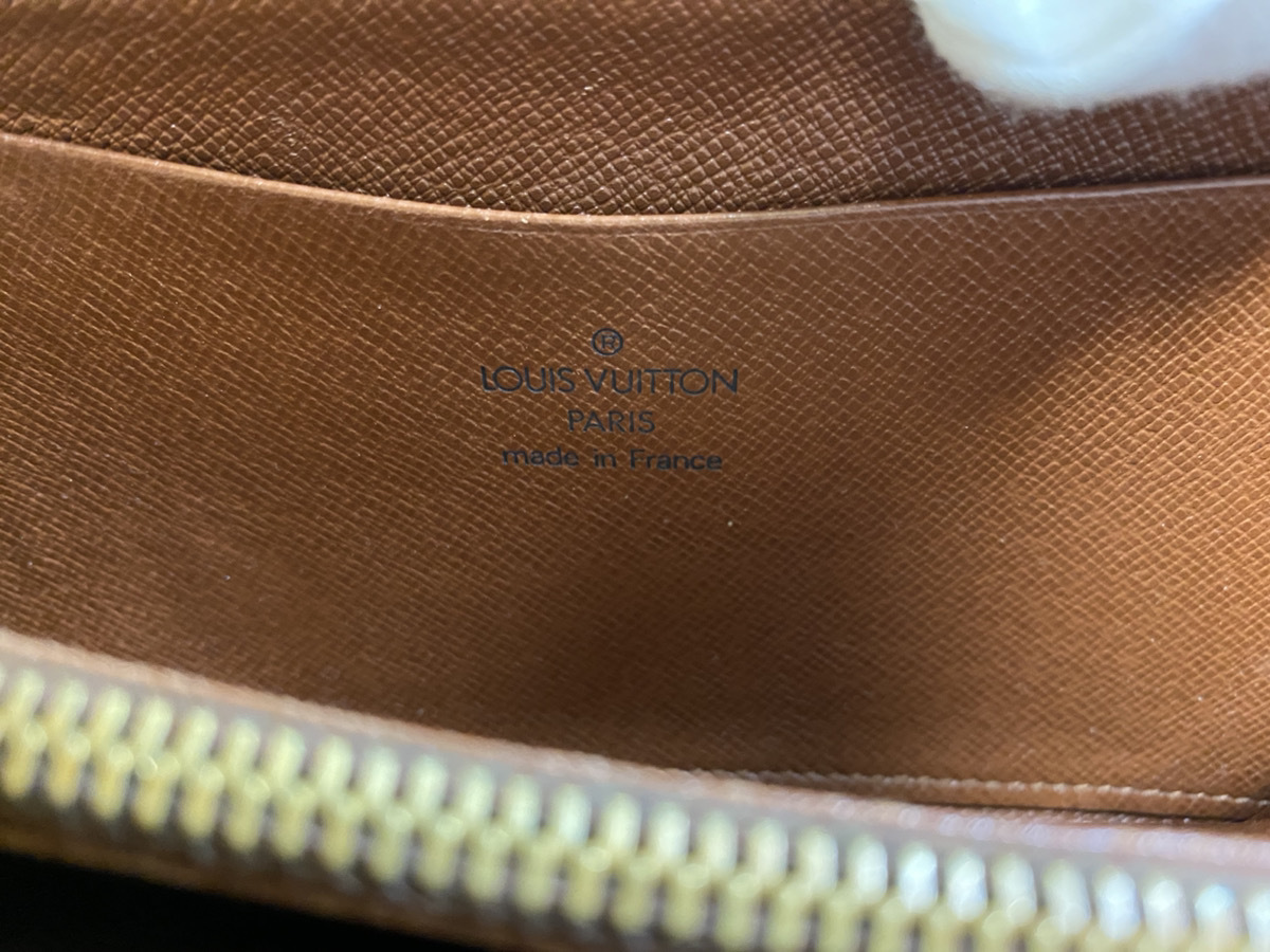 1188-03★LOUIS VUITTON ルイヴィトン LV モノグラム 長財布 ポルトモネ ジップ ラウンドファスナー TH0053★_画像6