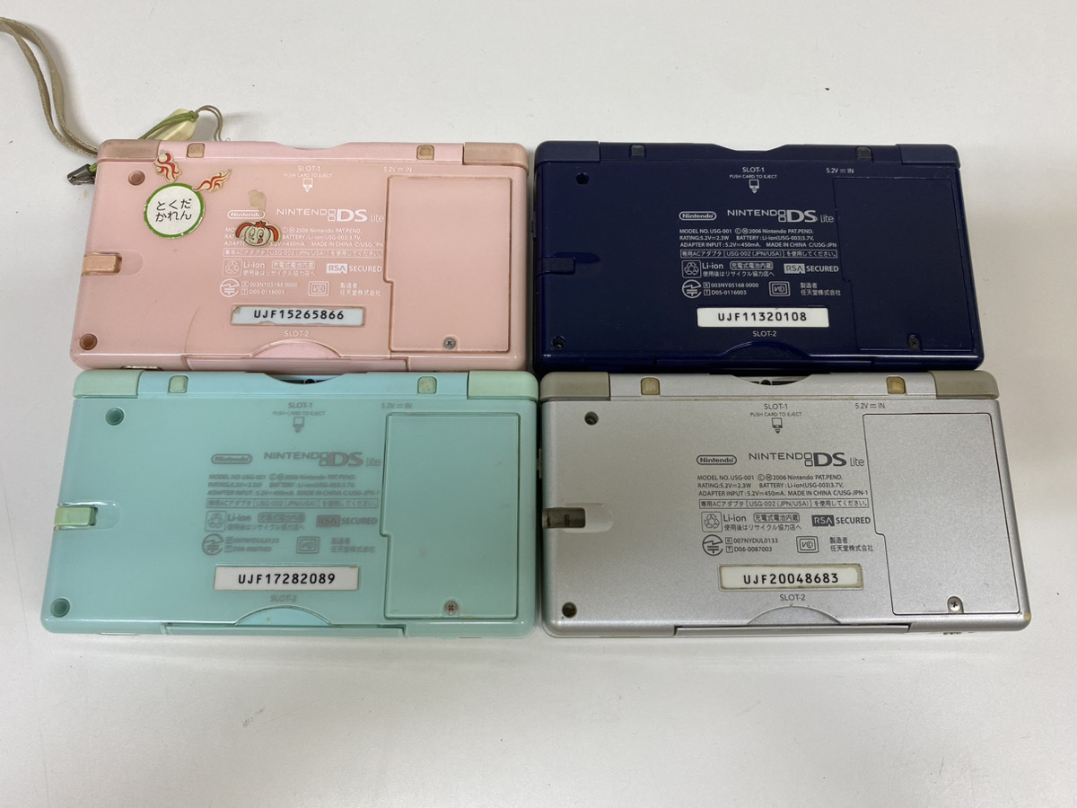 1300-03★任天堂 NINTENDO DSlite/3DS/DSLL/DSi 10台 ソフト15点おまとめ★_画像4