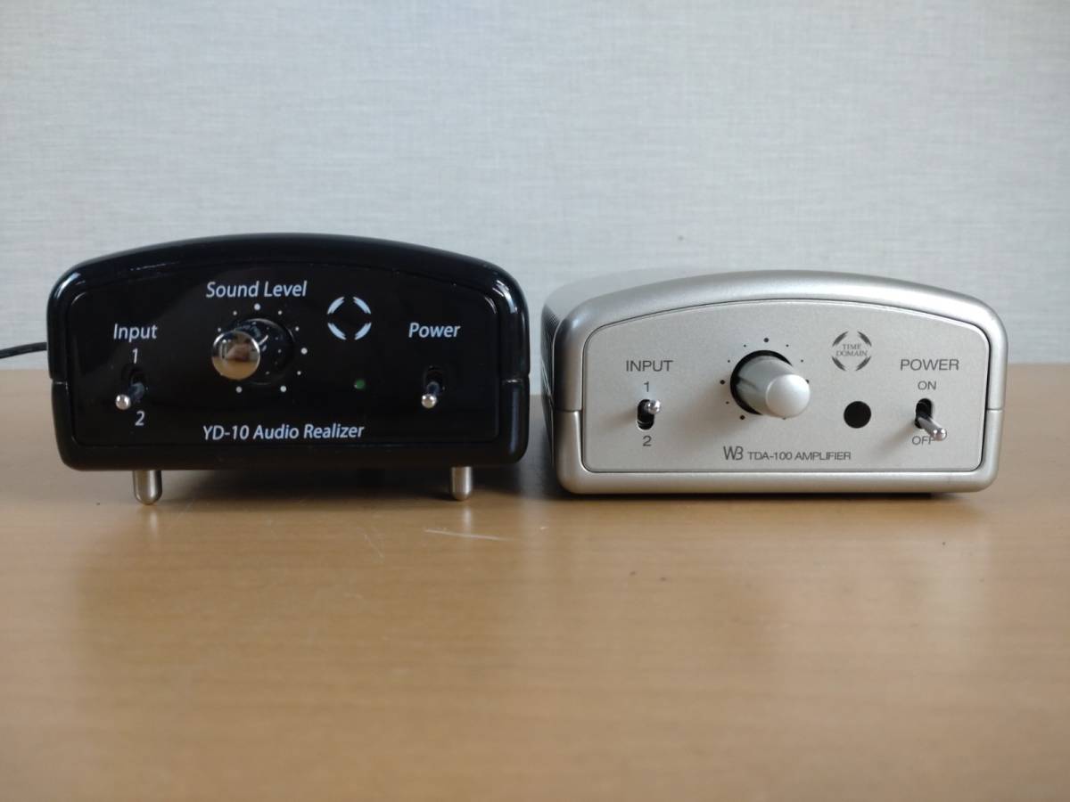 1419-03★YD-10 AUDIO REALIZER オーディオリアライザー& WB TDA-100 AMPLIFER アンプ 2点セット 電通確認済み★_画像2