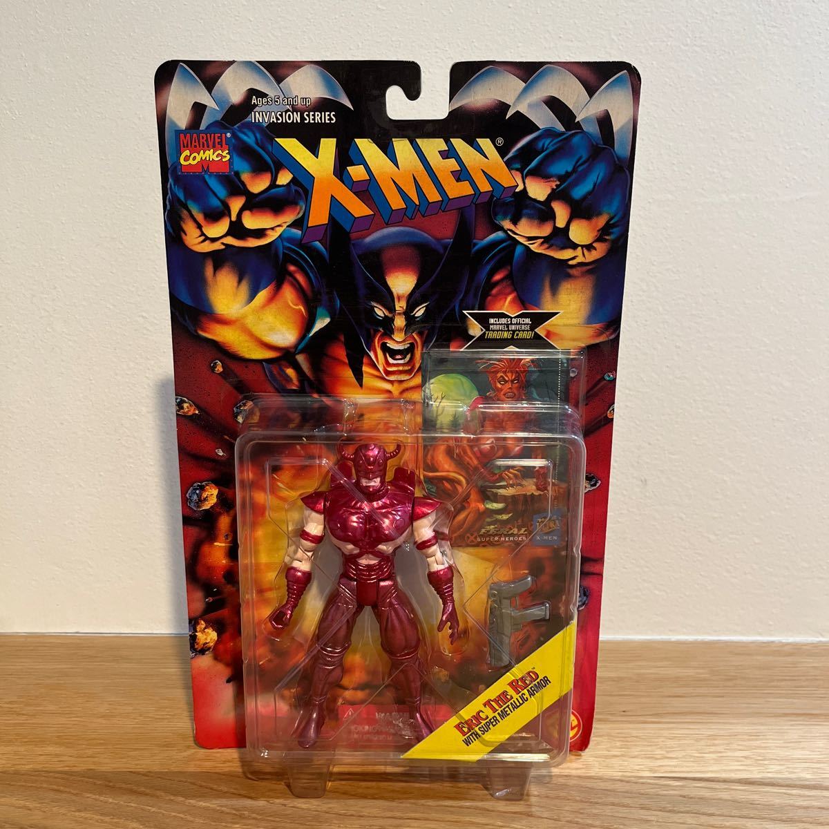 MARVEL/ X-MEN【ERIC THE RED】フィギュア　マーベルコミックス　エックスメン　アメコミ　トイビズ TOYBIZ 1995年_画像1