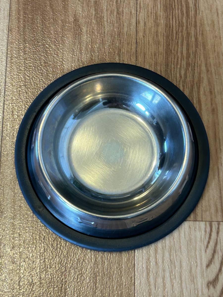  dog for tableware * hood bowl * made of stainless steel * slip prevention attaching 