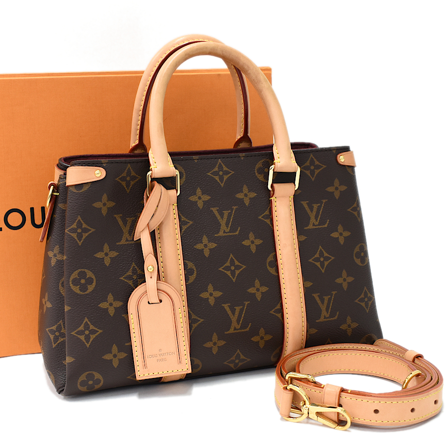 ルイヴィトン スフロBB 2way ハンドバッグ ショルダー M44815 モノグラム ブラウン LOUIS VUITTON Sufflo BB_画像1