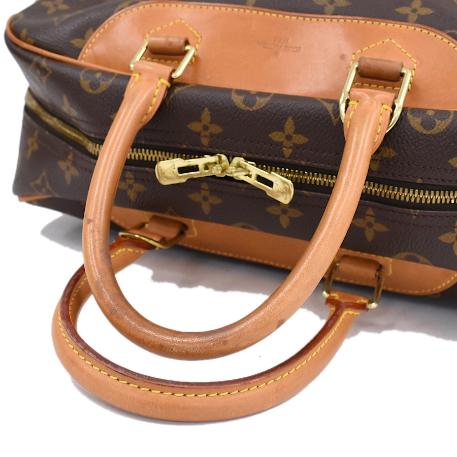 ルイヴィトン ドーヴィル ハンドバッグ M47270 モノグラム ブラウン LOUIS VUITTON Deauville 1点限定_画像7