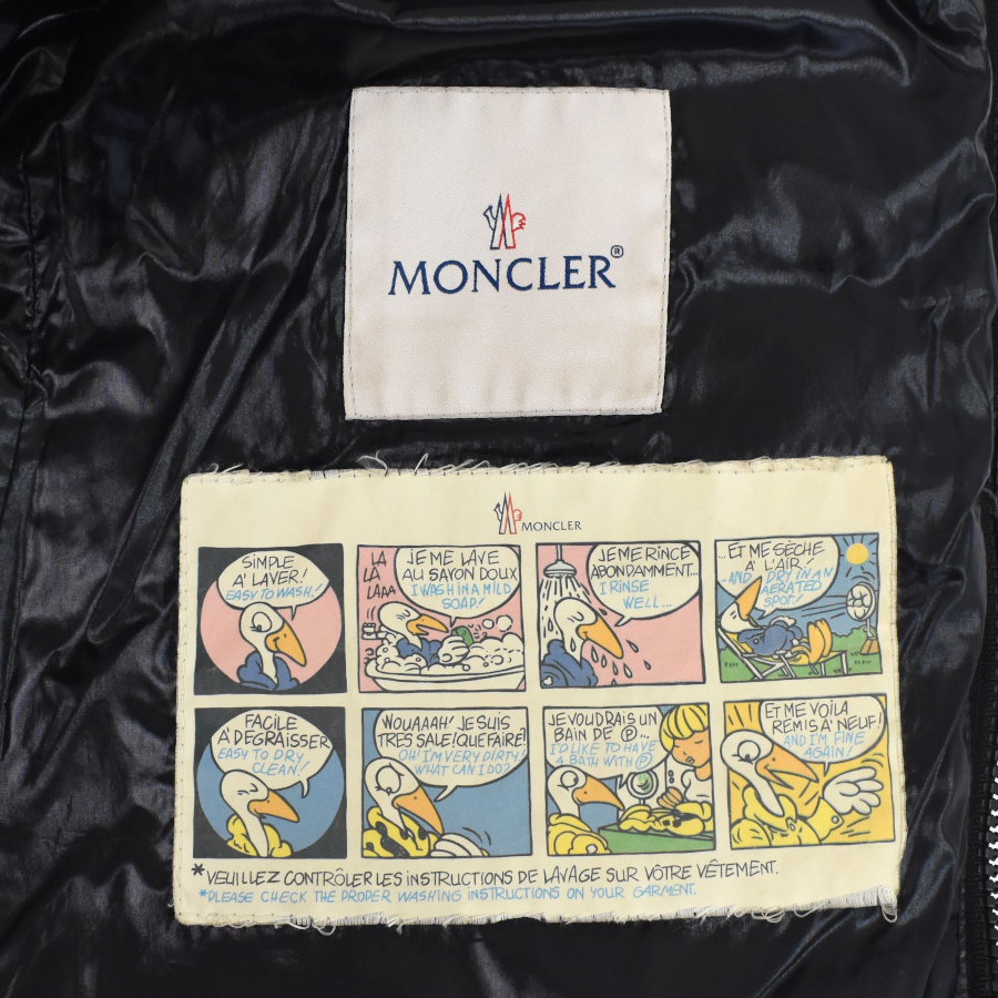 モンクレール ダウンコート サイズ2 ブラック レディース アウター MONCLER １点限定_画像7