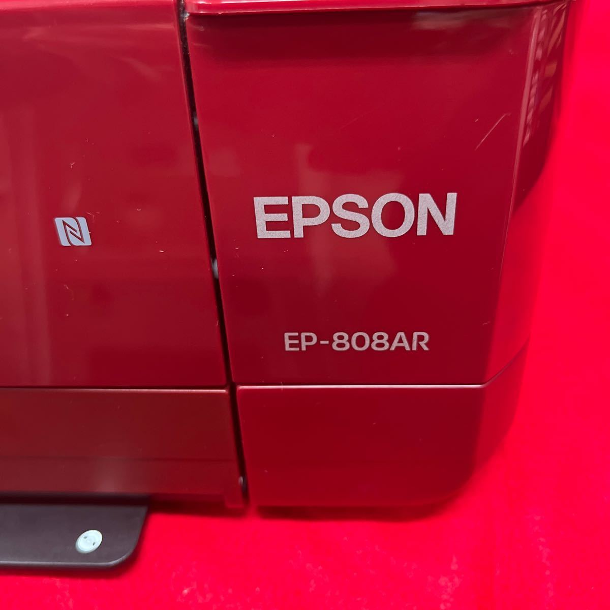 ☆美品☆ EPSON エプソン EP-808AR インクジェット 複合機 & 未使用 純正 インクカートリッジ セット 稼働品 動作確認済み 印刷機 (11045_画像2