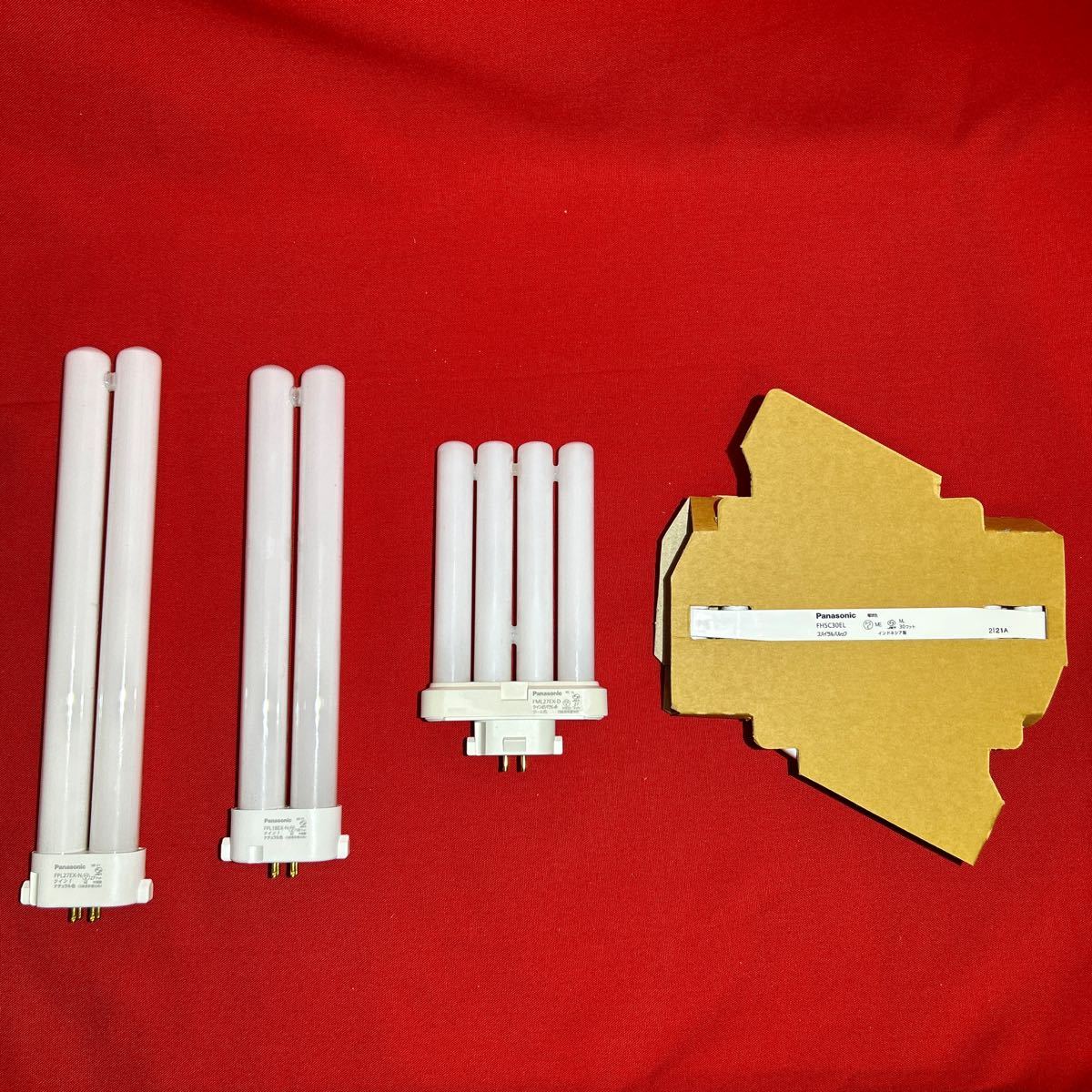 * unused goods *4 pcs set *Panasonic twin fluorescent lamp twin 1 27 watt 18 watt twin 2 parallel 27 watt spiral pa look 30 watt (1127E