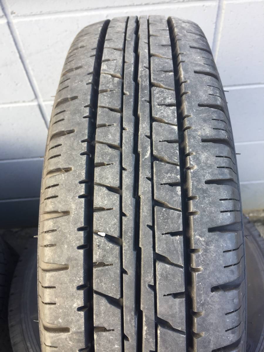 ◆T1123-1◆バリ溝！◆2022年製◆バントラック用◆DUNLOP◆VAN01◆ENASAVE◆165R13◆6PR◆LT◆4本◆中古品◆愛知県日進市◆引取り可能◆_画像3