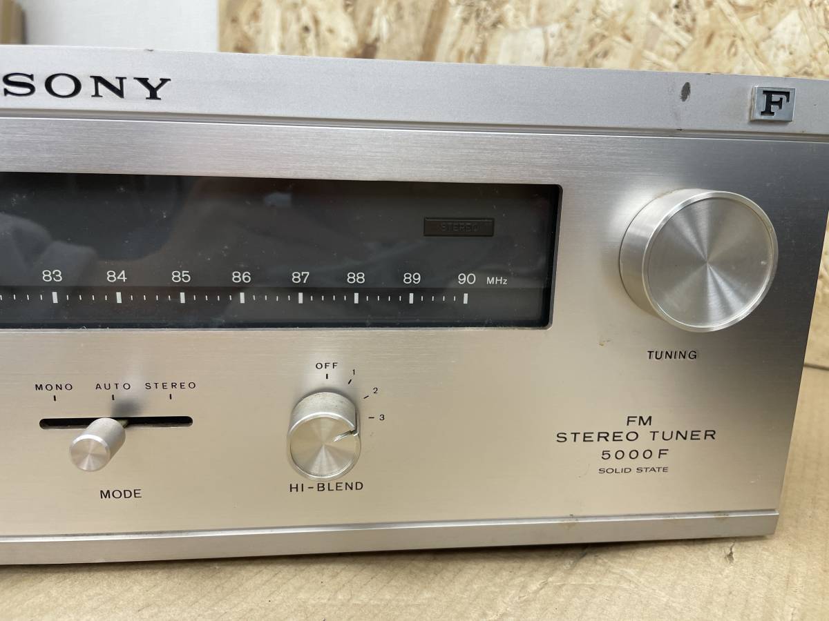 ホ 15/W◆ SONY/ソニー【ST-5000F】チューナー◆※ジャンク品_画像6