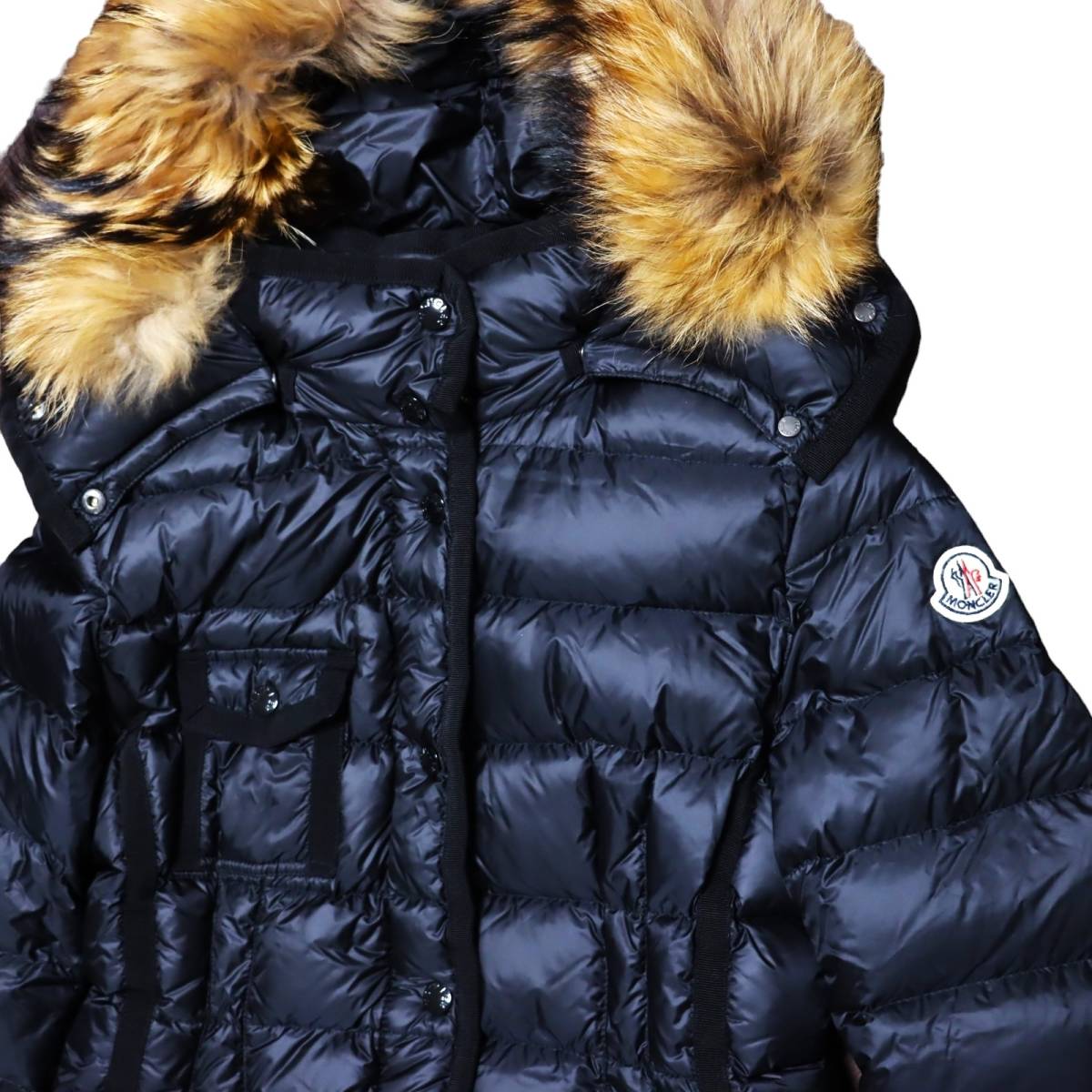 モンクレール【美品】HERMIFER エルミファー サイズ0 ブラック 国内正規品 MONCLER_画像3