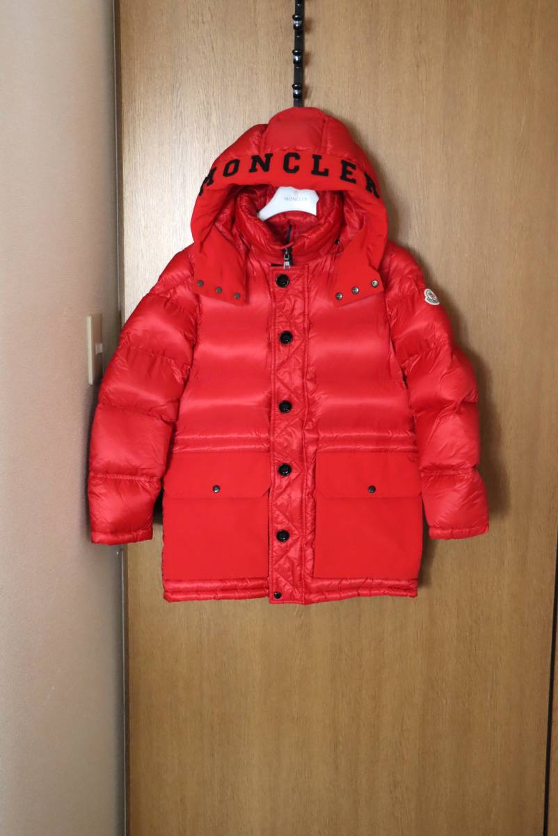 モンクレール【極美品】JOURDAN キッズサイズ140 レッド ジャパンタグ MONCLER_画像1