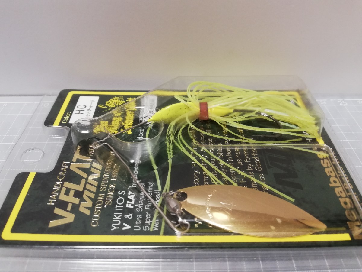 メガバス MEGABASS Vフラット ミニ 5/16oz ホットチャート 未開封品の画像2