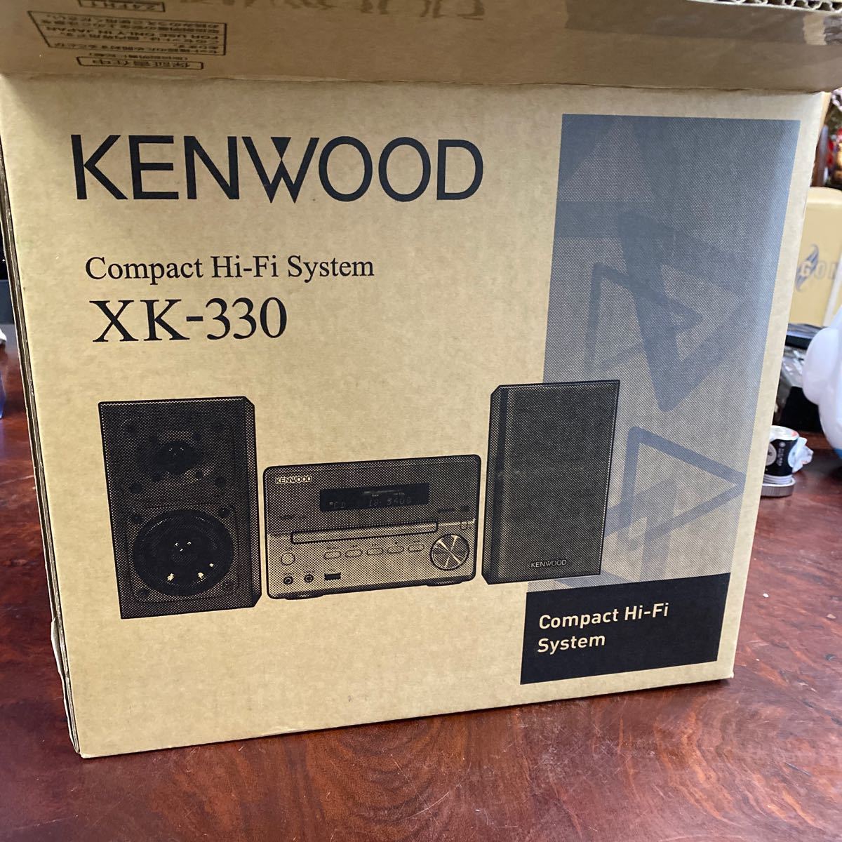 ケンウッド コンポ 2022年製 R-XK330 美品 KENWOOD ミニコンポ ウッド オーディオ機器 コンパクト CD Bluetooth ブルートゥース_画像10