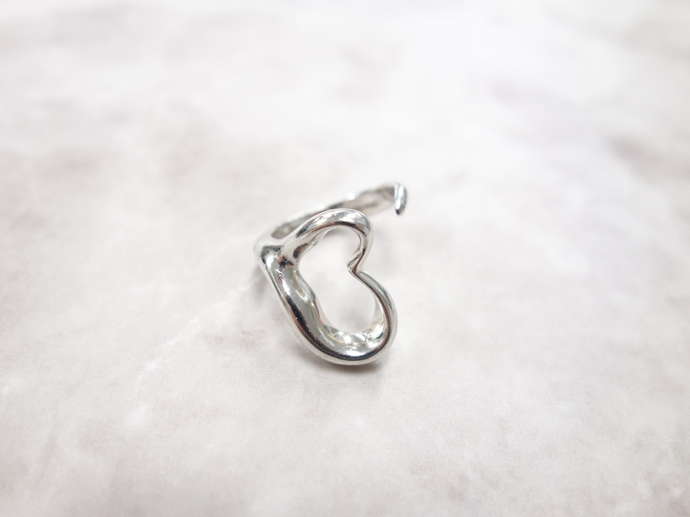 Tiffany & Co ティファニー オープンハート リング　指輪 silver925 12号