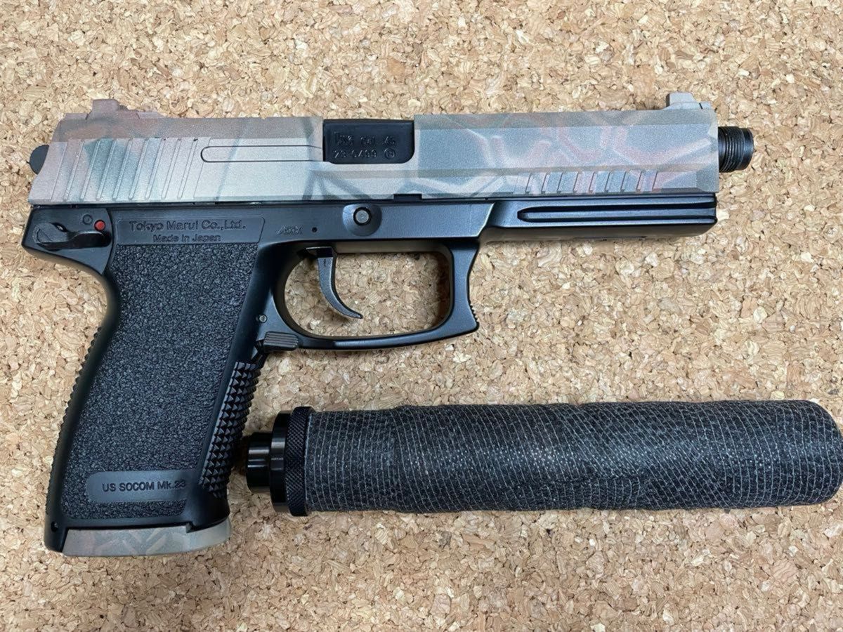東京マルイ 固定スライドガスガン ソーコム Mk23 塗装品|Yahoo 東京マルイ 固定スライドガスガン ソーコム Mk23 塗装品|Yahoo