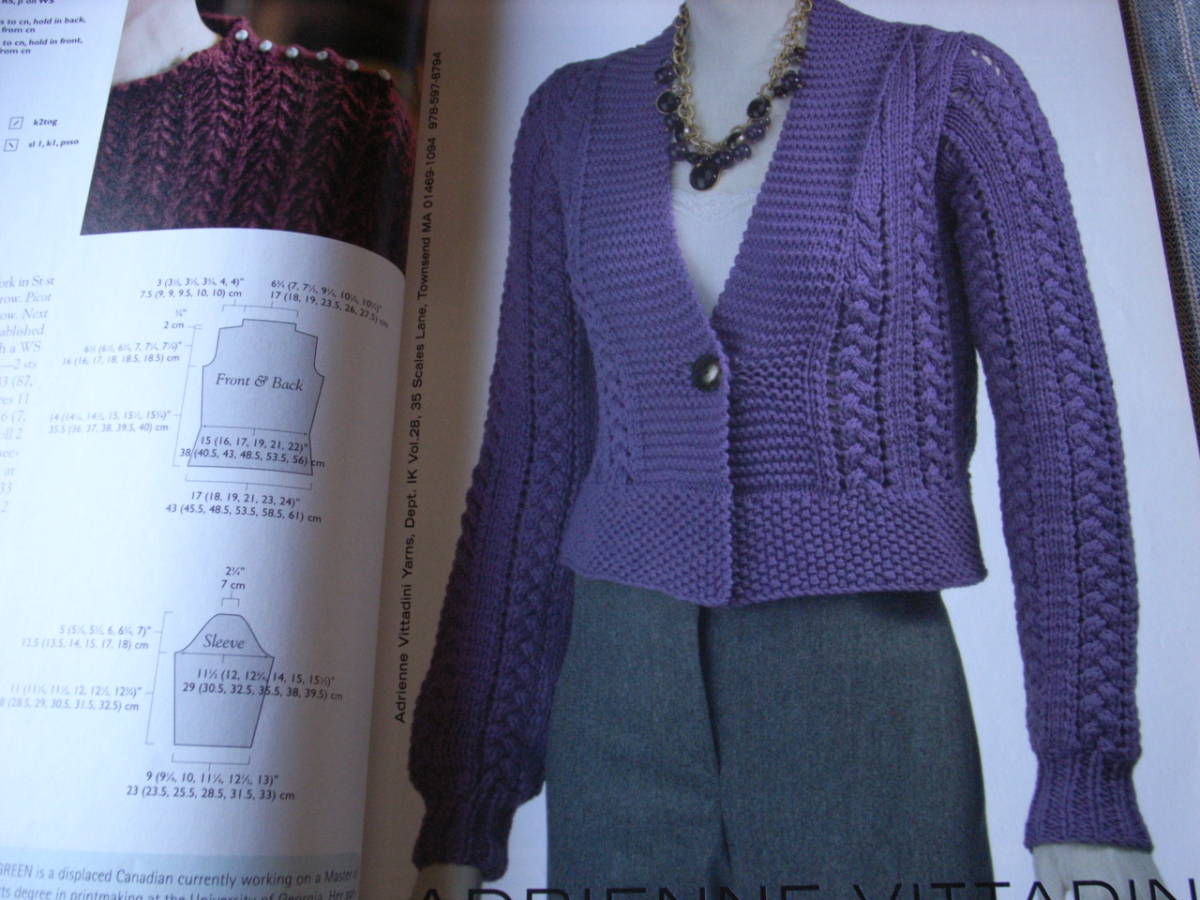 希少【KNITS】INTERWAVE KNITS洋書　編み物雑誌　2006年秋　_画像5