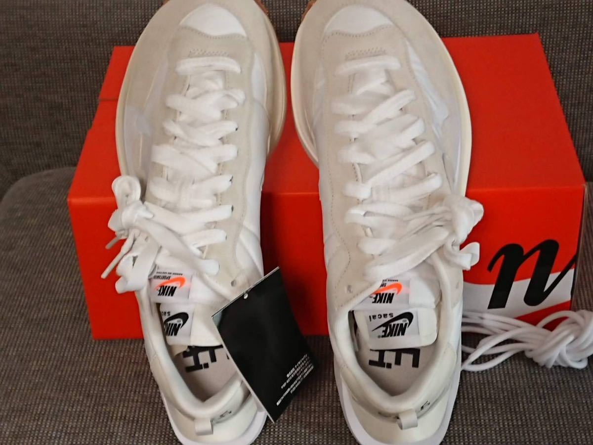 sacai Nike vapor waffle white gum 27 5cm us9 5 新品 未使用 ナイキ