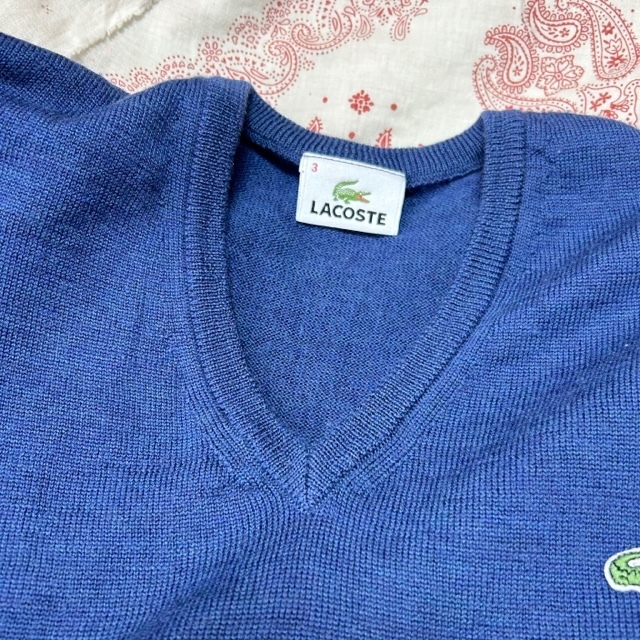 ヨーロッパ古着 90s~ フランス企画 LACOSTE ハイゲージ ヨーロッパ古着 90s~ フランス企画 LACOSTE ハイゲージ