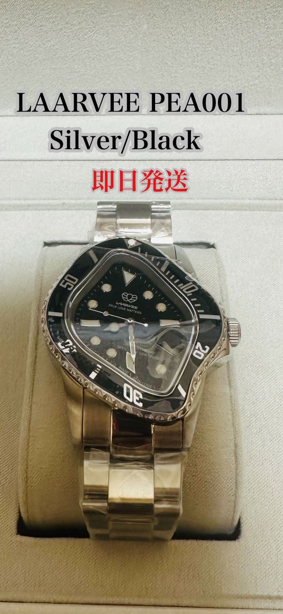 laarvee 腕時計PEA001 ブラック laarvee 腕時計PEA001 ブラック