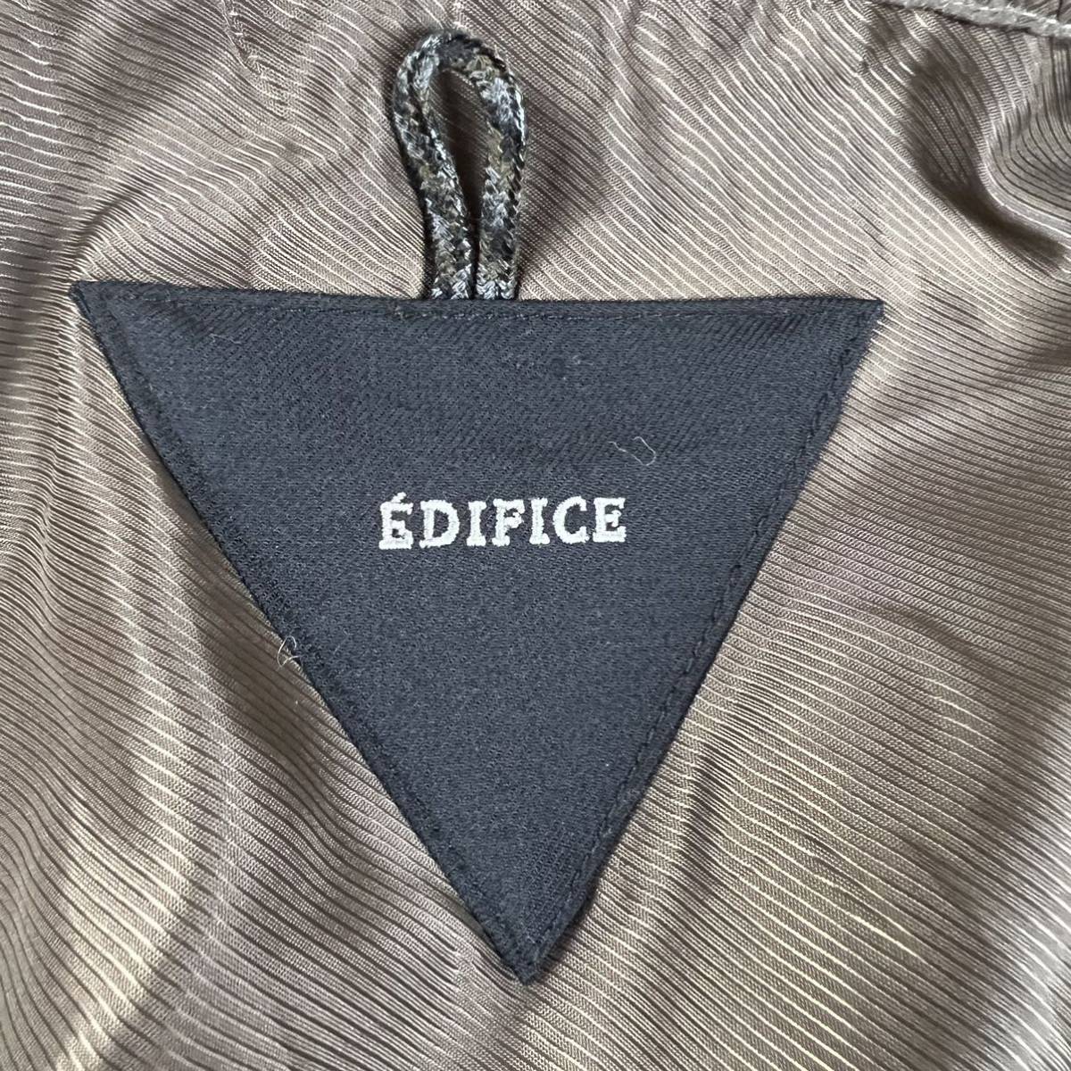 EDIFICE エディフィス マウンテンパーカー フードジャケット 黒ブラック MーLサイズ_画像8
