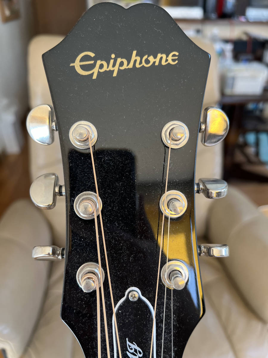 最終出品 ！エピフォン アコースティックギター アコギ エレアコ AJ220SCE　EPIPHONE BY GIBSON　新品ソフトケース付属_画像6