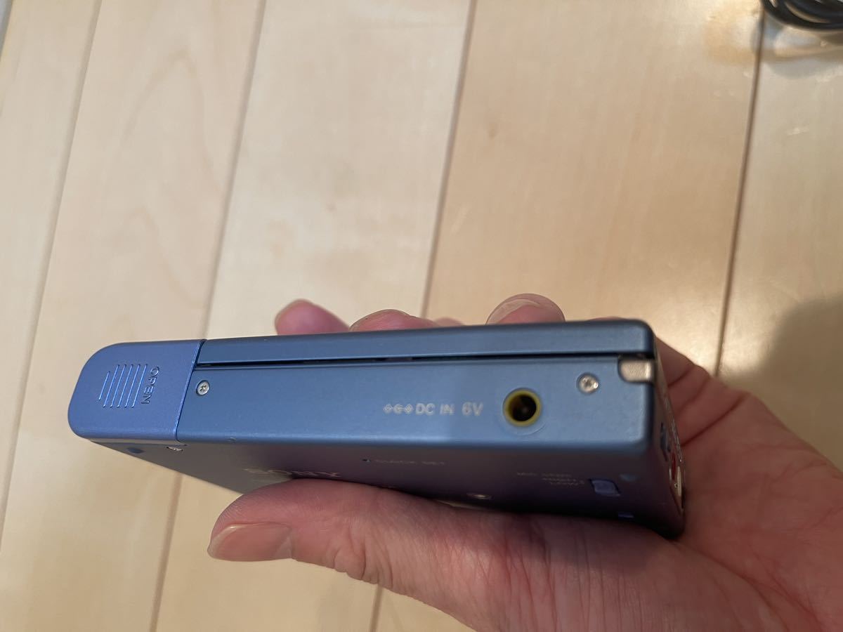 1円から　即決　ブルー　SONY ソニー WALKMAN ウォークマン　MDウォークマン ポータブルMD MZ-R50 リモコン　動作確認済み_画像7