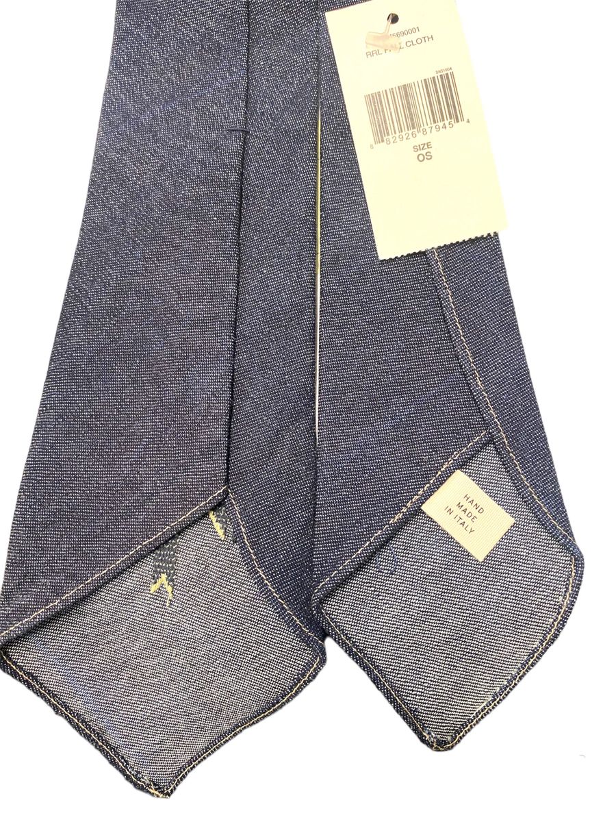 希少 新品】RRL デニム ネクタイ チマヨ ダブルアールエル 希少 新品】RRL デニム ネクタイ チマヨ ダブルアールエル