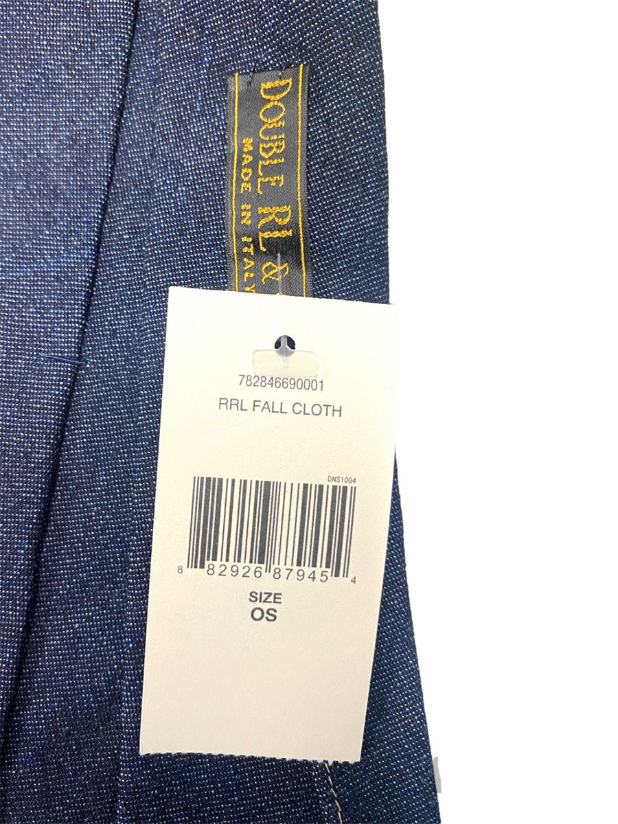 希少 新品】RRL デニム ネクタイ チマヨ ダブルアールエル 希少 新品】RRL デニム ネクタイ チマヨ ダブルアールエル
