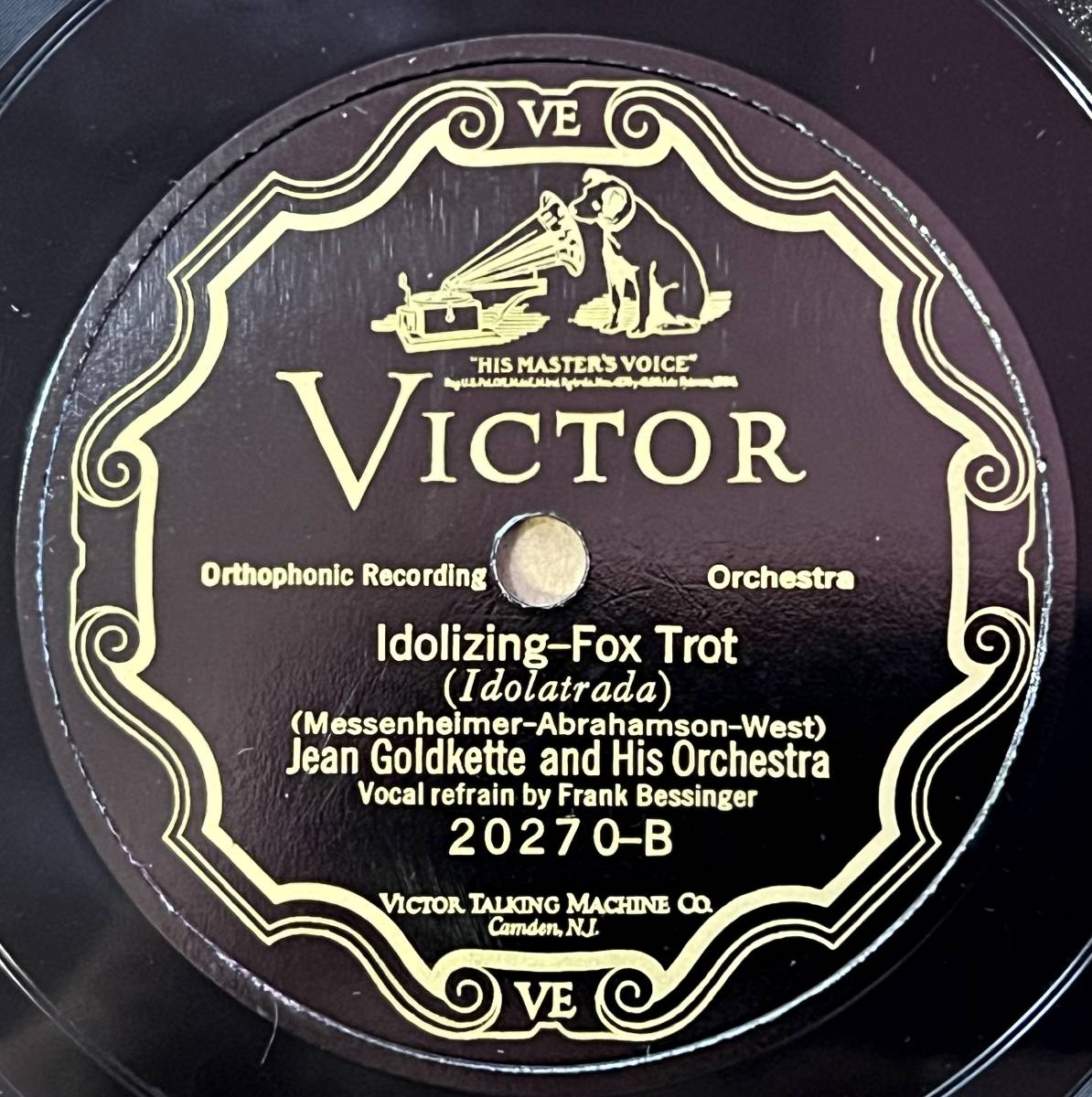 JEAN GOLDKETTE w BIX BEIDERBECKE, EDDIE LANG VICTOR Idolizing CLASSICS ALL TIME!!!!!