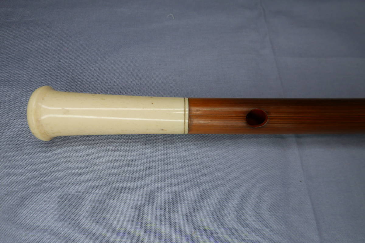 竹製　横笛　明笛　中国美術　約４７，３ｃｍ_画像3