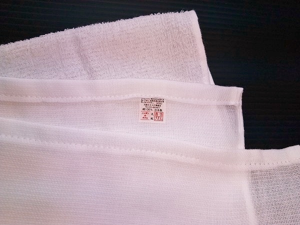 6枚セット 薄い 白タオル 160匁 泉州タオル【送料無料】国産 フェイスタオル 最薄 温泉 旅館 うすい 日本製 しぼり易く 速乾 新品 返品可_しぼりやすくて乾きも良好
