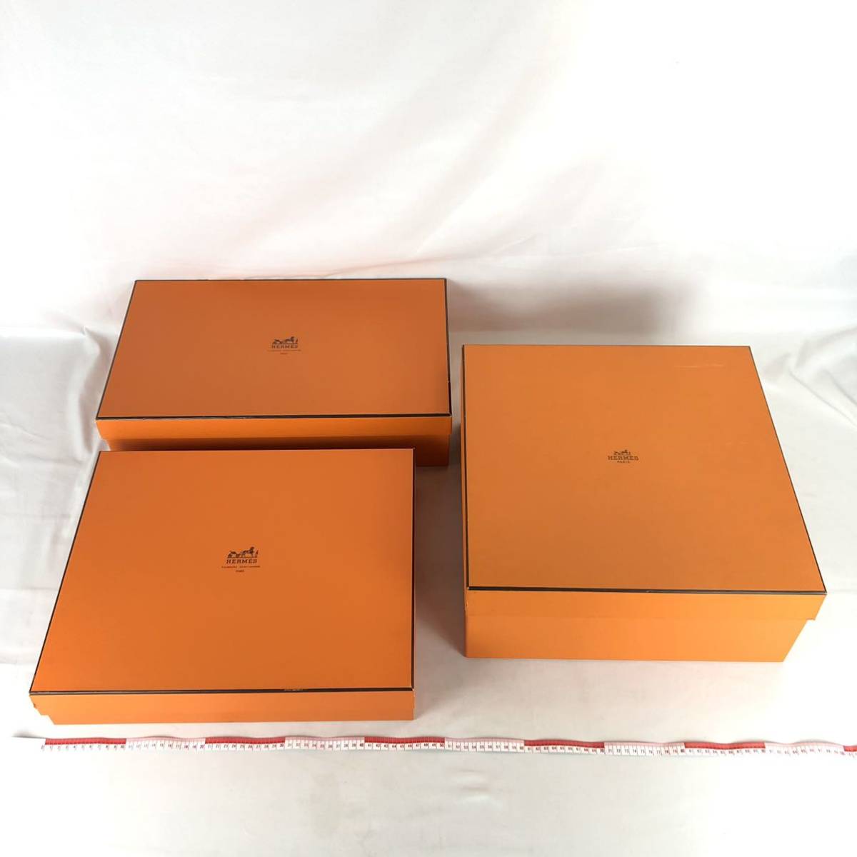 HERMES エルメス空き箱空箱BOX ボックスブランドオレンジBOX 3点セット