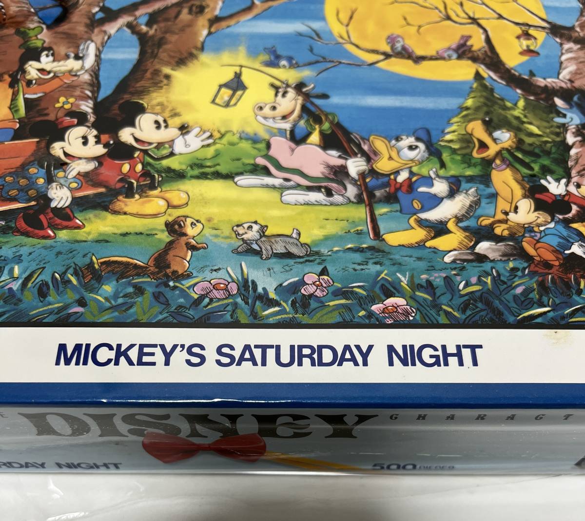 未開封品 テンヨー ディズニー MICKEY’S SATURDAY NIGHT ミッキーのサタデーナイト ジグソーパズル 500ピース_画像3