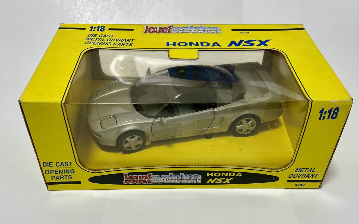 未使用品 京商 jouef evolution 1/18 HONDA ホンダ NSX シルバー_画像1