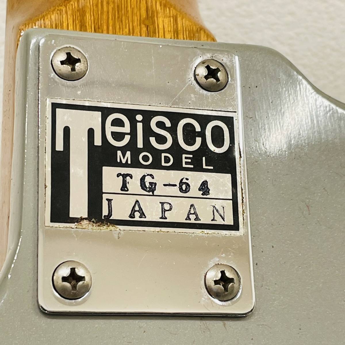 Teisco　テスコ　TG-64　エレキギター　ビザール　1960年代エレキギター　アンティーク　ケース付き　動作未確認　【9609】_画像6