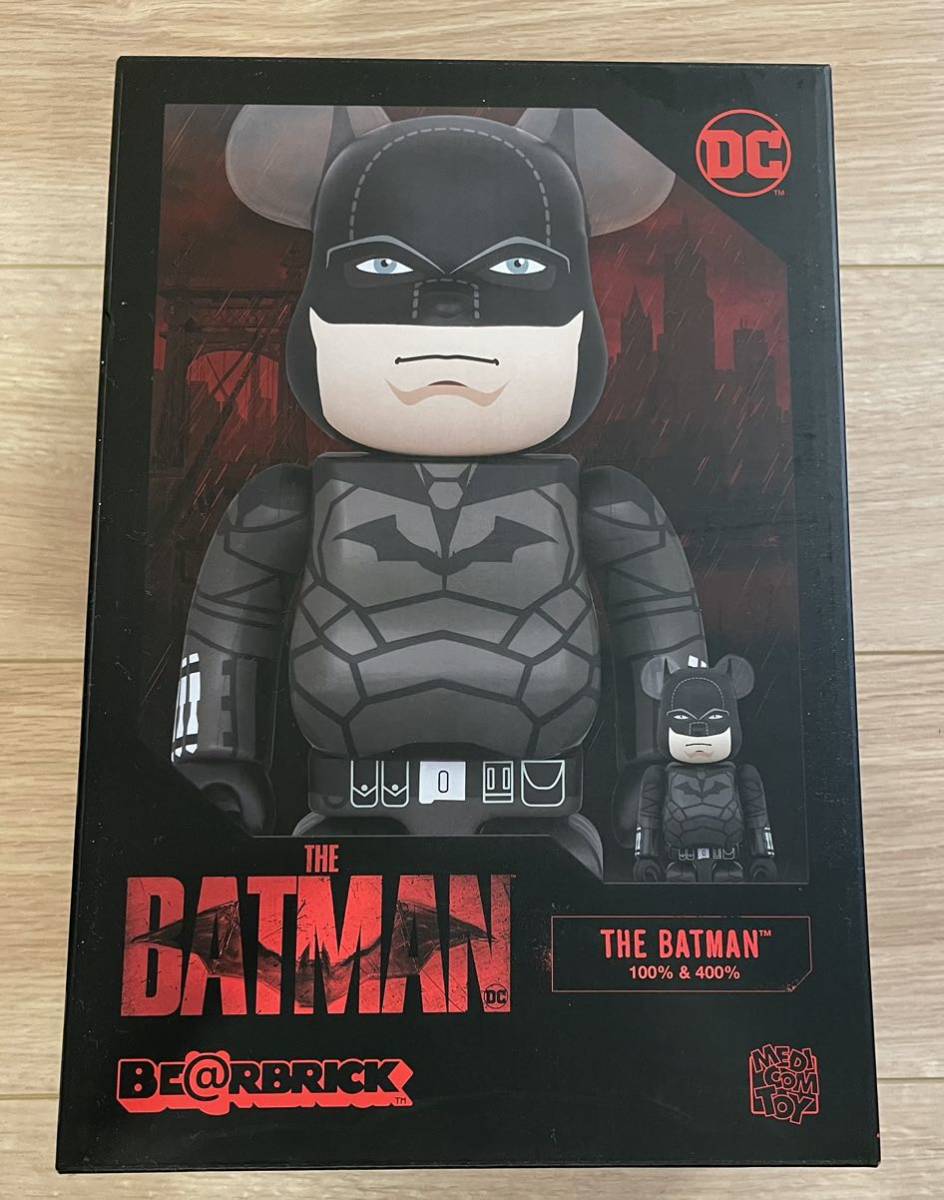 ベアブリック　THE BATMAN バットマン　100% & 400% TDKR Ver BE@RBRICK メディコムトイ DCコミック　HERO Warner Bros. UNMASK THE TRUTH