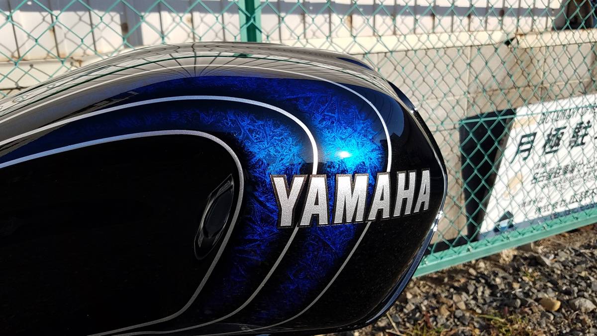 ヤマハ YAMAHA 塗装用マスキングシート2枚セット★タンク サイドカバー テールのロゴに NMAX155 PW50 R1Z RD RZ250 350 SR400 500 SRX SRV_画像5