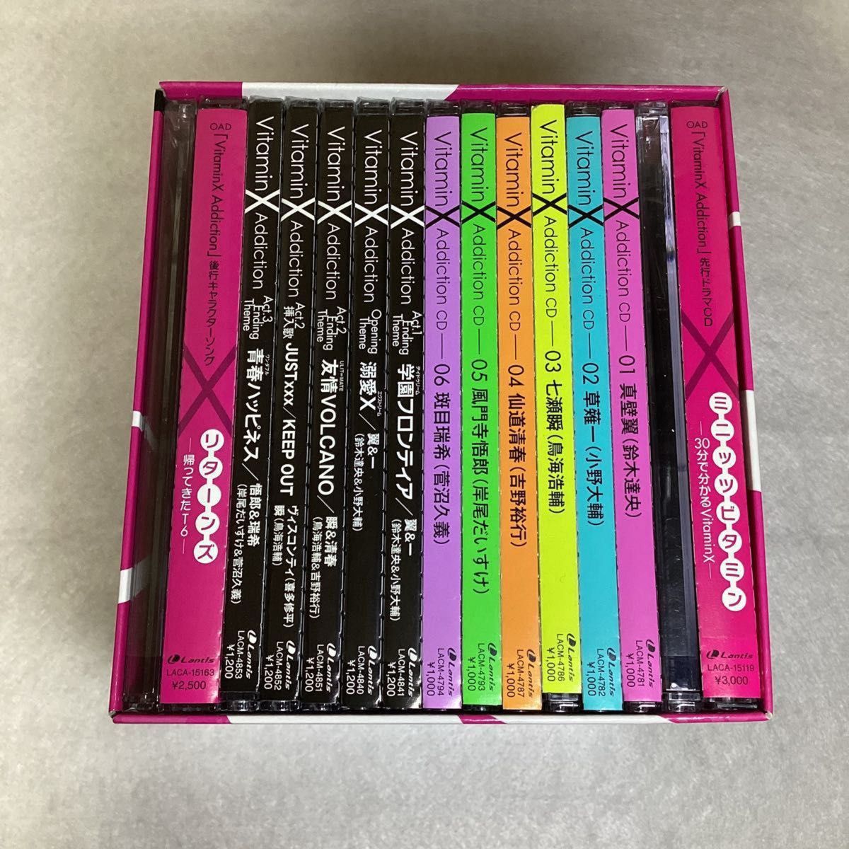 VitaminX Addiction CD 15枚 + DVD(限定版) 3枚　18点セット