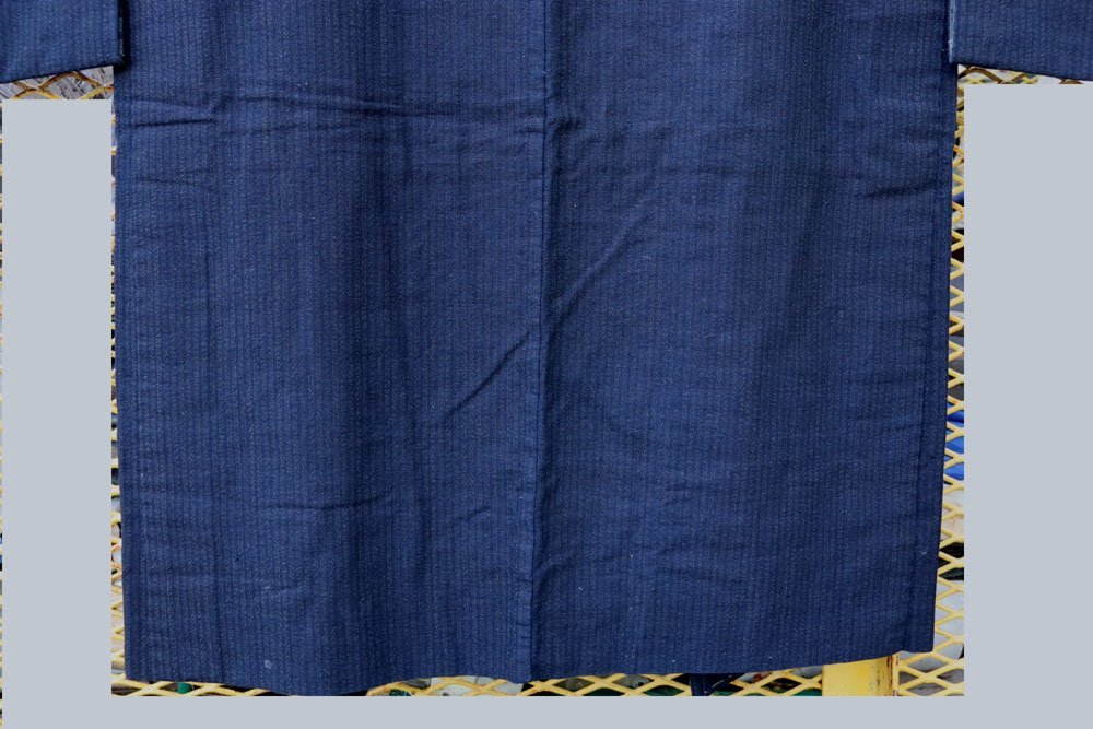 ■W-3557■戦後～　古布　着物　男性用　羽織　木綿 パッチワーク素材■_画像8